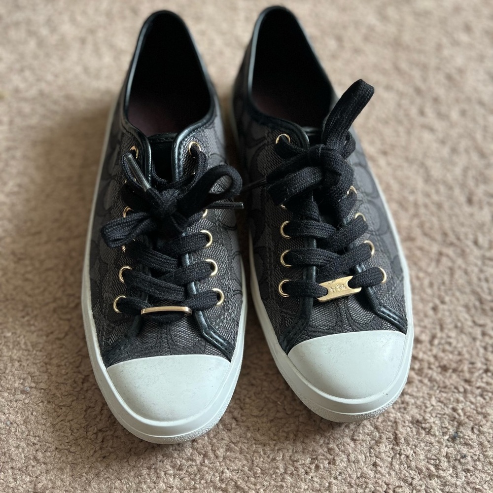 Women's Black and Gray Sneakers